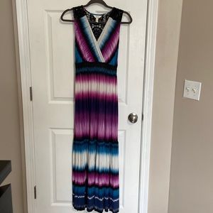 Beautiful color melted maxi dress from soma